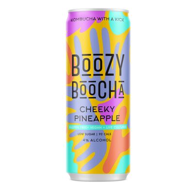Cheeky Pineapple Boozy Boocha - 12 Pack