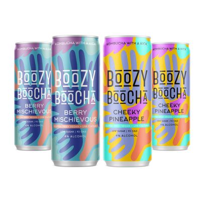 Dynamic Duo Boozy Boocha - 12 Pack