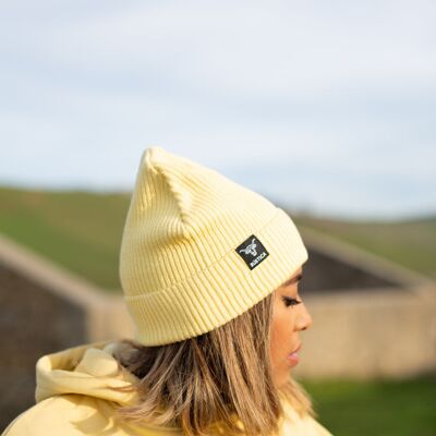 Gorro algodón orgánico - Amarillo