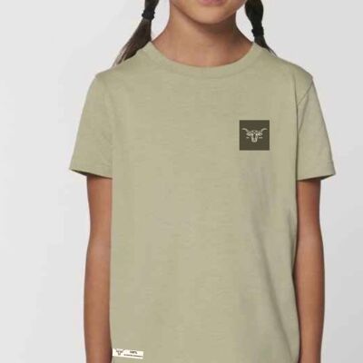 Camiseta Niño Rústica kids - verde militar - 3-4