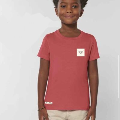 Camiseta Niño Rústica kids - Rojo - 3-4