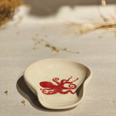 Menaje Ceramica artesanal pulpo - Posacuchara