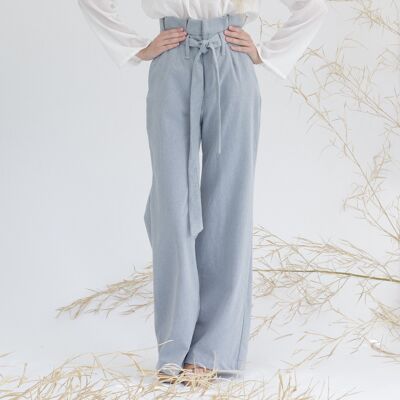 Palazzo pants, ecological jeans