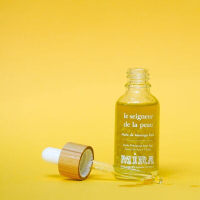 Le Seigneur de la Peau - Virgin Moringa oil for the night - Face, body - Very nourishing, anti-aging, softening, oily finish - 50 ml