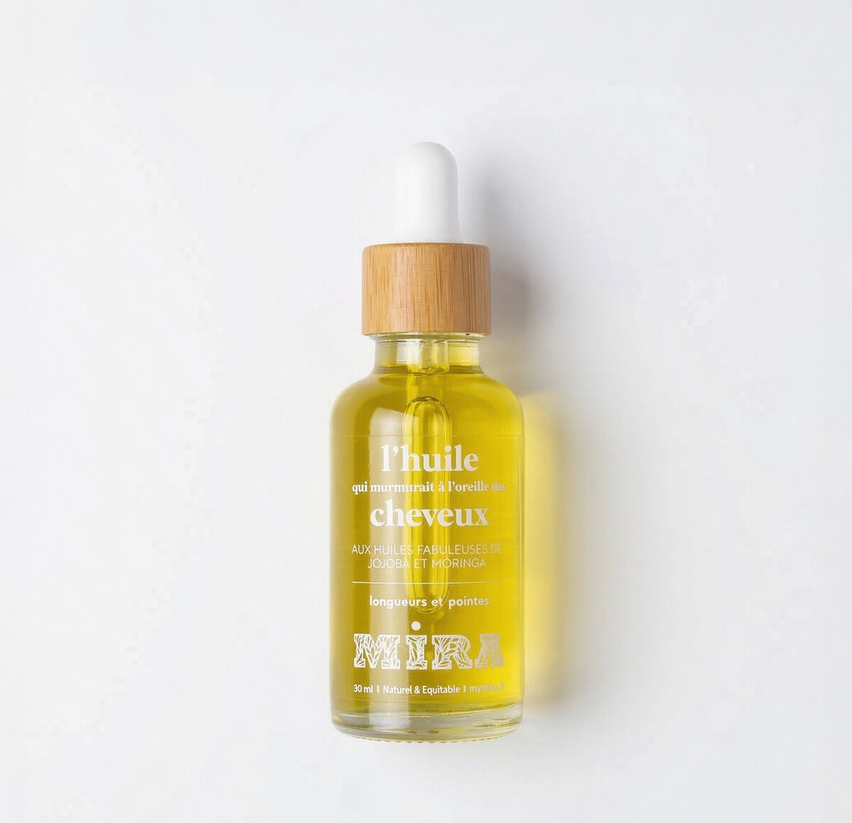 Natural Hair Care - The Oil That Whispers in Hair's Ear - Leave-in Treatment with Camelina, Jojoba, Moringa, and Ylang-Ylang Oil - Hair - Repairing, Nourishing - 30 ml