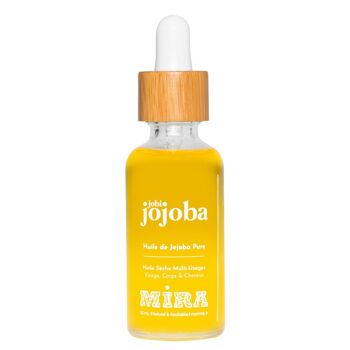 Jobi Jojoba - Huile sèche de Jojoba vierge - Visage, corps, cheveux - Nourrissante, protectrice, sébo-régulatrice, démaquillante - 30 ml 2