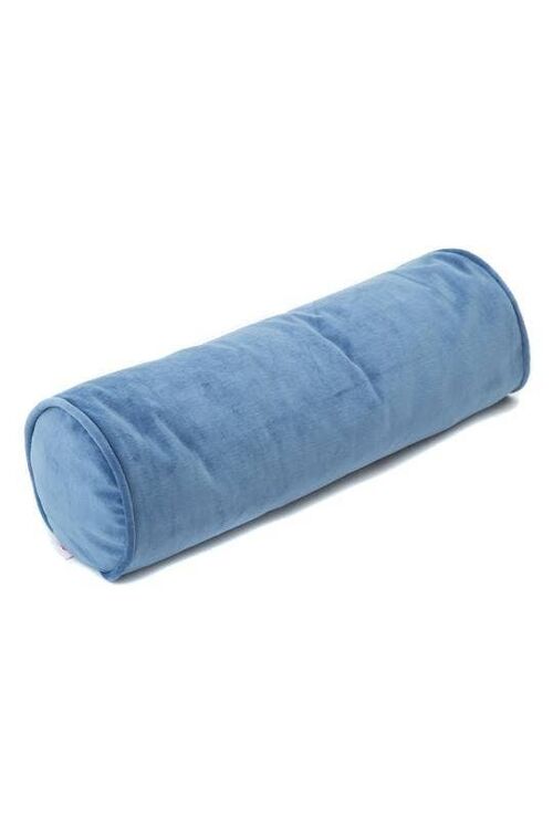 Roll cushion Velvet Deep Blue