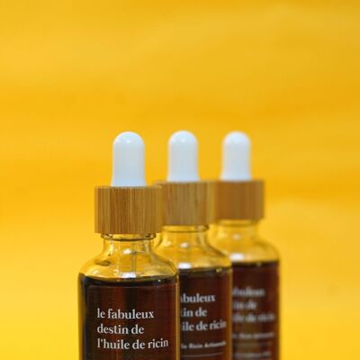 The Fabulous Destiny of Red Castor Oil - Pure Red Castor Oil - Hair, eyelashes, nails, eye contour - Promotes growth, sheathing, fortifying, anti-aging - 30 ml
