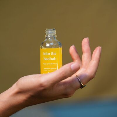 Into the Baobab - Pure Baobab Oil - Face, body, hair - Ultra-nourishing, protective, very dry and sensitive skin - 30 ml