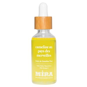 Cameline au Pays des Merveilles - Huile sèche de Cameline pure - Visage, corps, cheveux - Hydratante, nourrissante, anti-âge, sébo-régulatrice - 50 ml 1