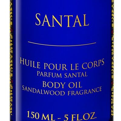 Huile corporelle parfum Santal - 150ml