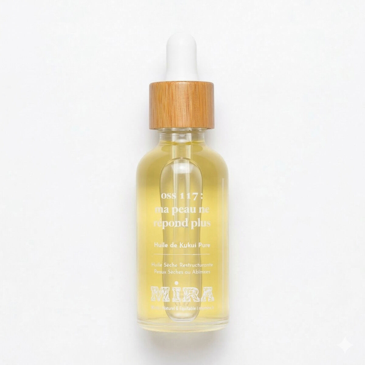 Cosmetic oil - Oss 117: My skin is no longer responding - Pure Kukui dry oil - Face, body, hair - Moisturizing, nourishing, firming - 50 ml