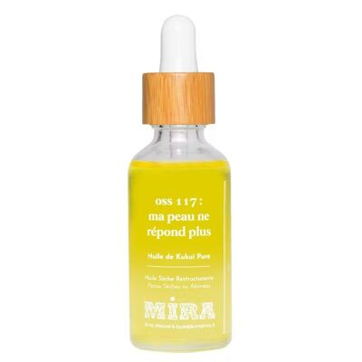 Oss 117: mi piel ya no responde - Aceite seco puro de Kukui - Rostro, cuerpo, cabello - Hidratante, nutritivo, reafirmante - 30 ml