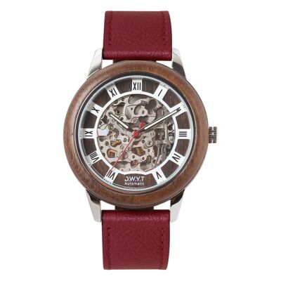 Automatic men's watch CESAR red apple (vegan)