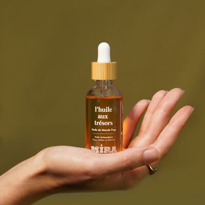 L'huile aux Trésors - Puro olio secco di Marula - Viso, capelli - Protettivo, antietà, nutriente, antiossidante - 30 ml