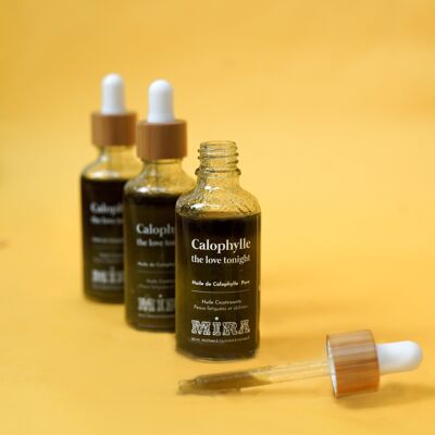 Calophylle the Love Tonight - Reines Calophylle-Öl - Gesicht, Körper - Fördert die Durchblutung, regeneriert sensible und geschädigte Haut - 50 ml