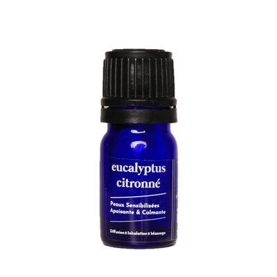Huile Essentielle d'Eucalyptus Citronné (Citriodora) - Apaisante et calmante