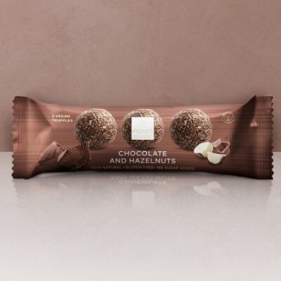 Chocolate and Hazelnuts (pack of 3 in foil)