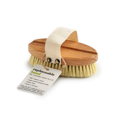 Testina di ricambio per spazzola da bagno in legno (FSC 100%)