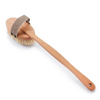 Brosse de bain en bois avec tête de rechange (FSC 100%)