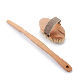 Brosse de bain en bois avec tête de rechange (FSC 100%) 2