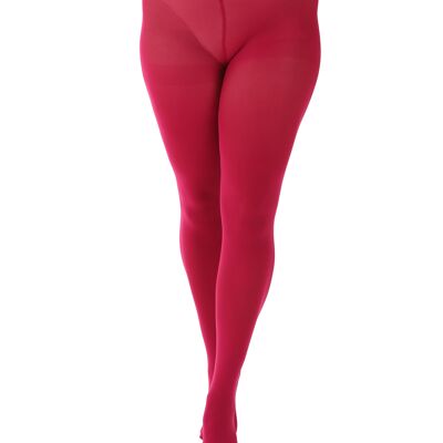 80 Denier Opaque Tights-Cerise