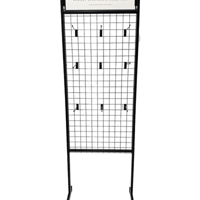 Double Sided Mesh Floor Display Stand