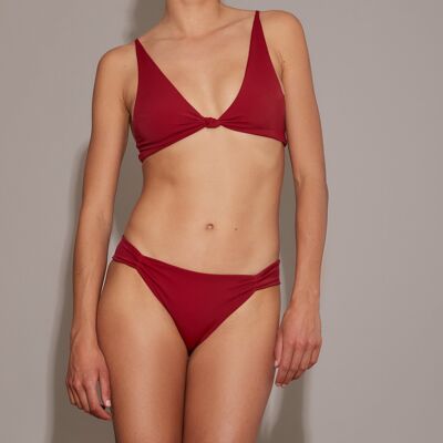 Brassiere louise- rouge mat