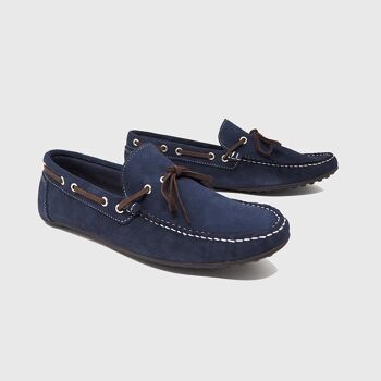 Mocassins Galera Bleu marine 4