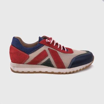 Chaussures Berel Bleu marine et rouge 1