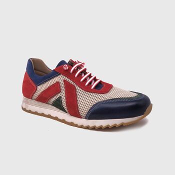 Chaussures Berel Bleu marine et rouge 2