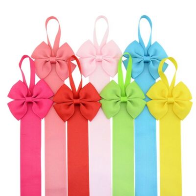 Baby Pink Bow holder organiser