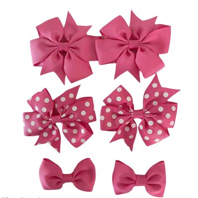 Red Bow gift box pack of 6