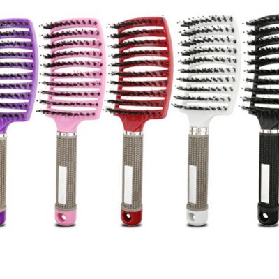 Pink Dottie -detangling hair brush