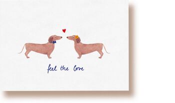 sentir l'amour | carte postale 1