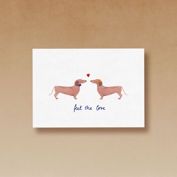 sentir l'amour | carte postale 3