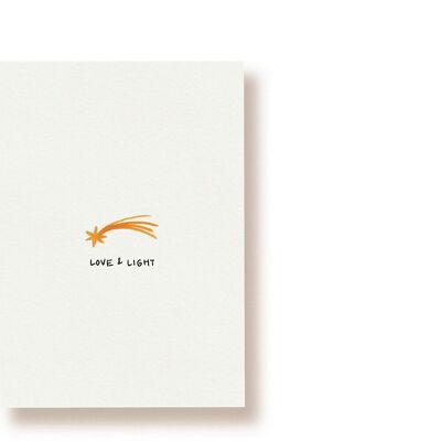 Amore e luce | cartolina