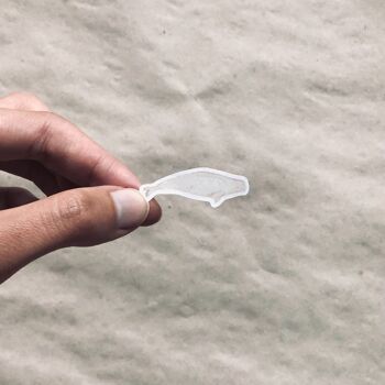 Stickers baleines en papier recyclé / sans PVC 8