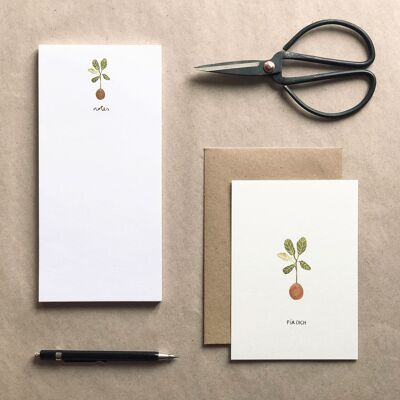 Kokedama Notepad | Notepad