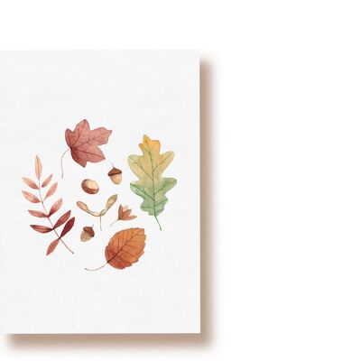 Hello Autumn | postcard