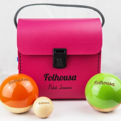 Kit de Pétanque "Petit Joueur" Framboise