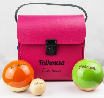 Kit de Pétanque "Petit Joueur" Framboise 1