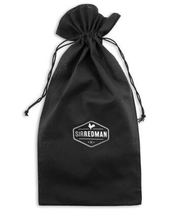 Sac cadeau noir Sir Redman 100% coton 2