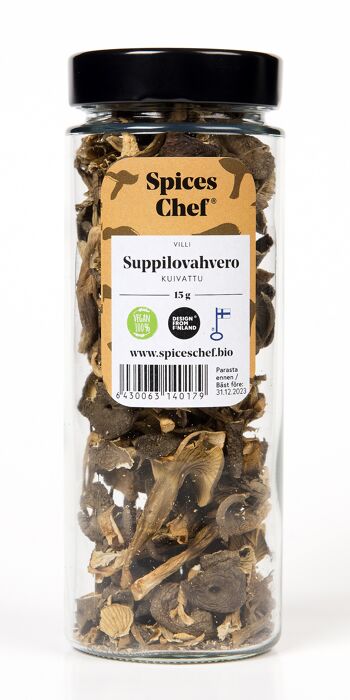 Entonnoir de champignons sauvages Chanterelles séchées 15g 1