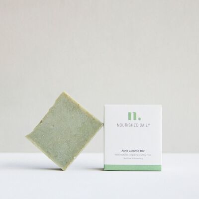 Acne Cleanse Bar (135g) - Solid Cleanser - Natural Soap - Soap Bar