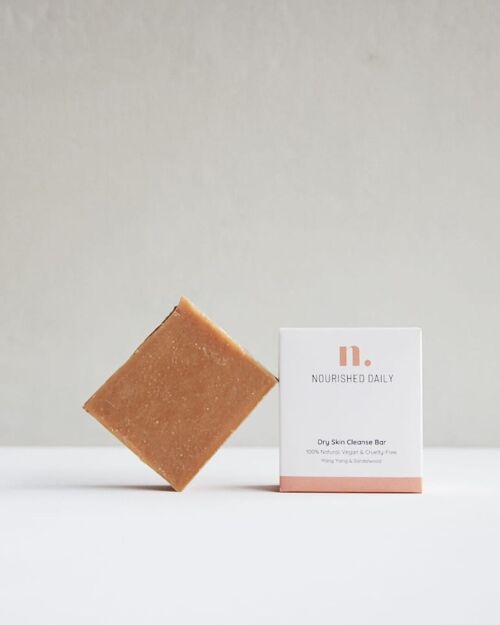 Dry Skin Cleanse Bar (135g) - Solid Cleanser - Natural Soap - Soap Bar