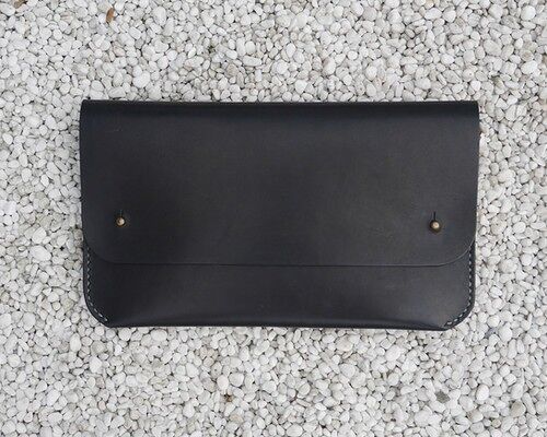 Clutch minimalist - navy blue