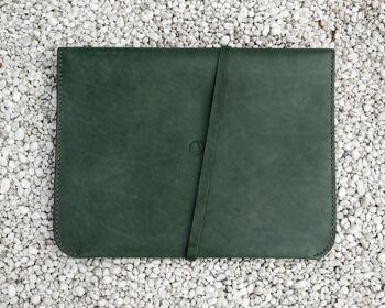 Etui-portefeuille iPad avec noeud - kaki 3