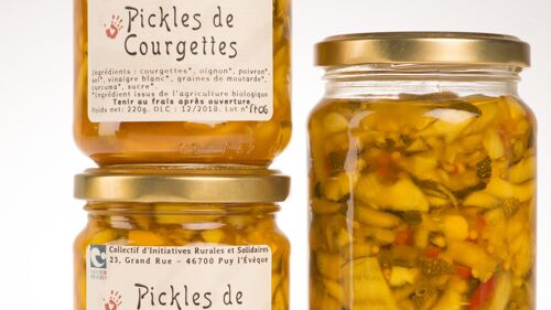 Pickles de courgettes-220g