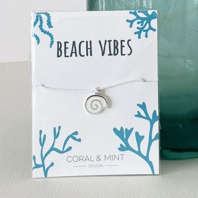 Beach Vibes - White Shell